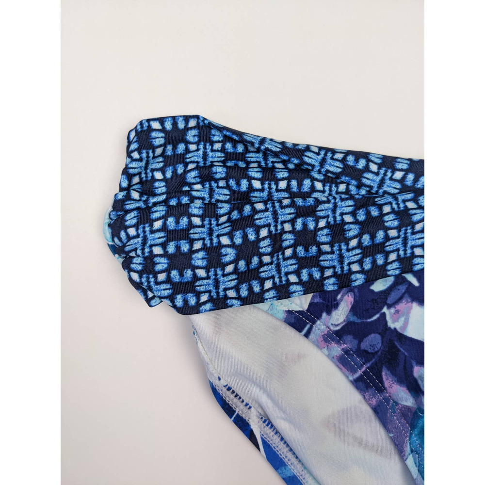 Tommy Bahama Aqua Petals High Waist Bikini Bottoms XXS/TTP - Picture 9 of 9